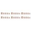 Nude Short Square Fake Nails 30 Pieces Comfort Fit For DIY Manicure