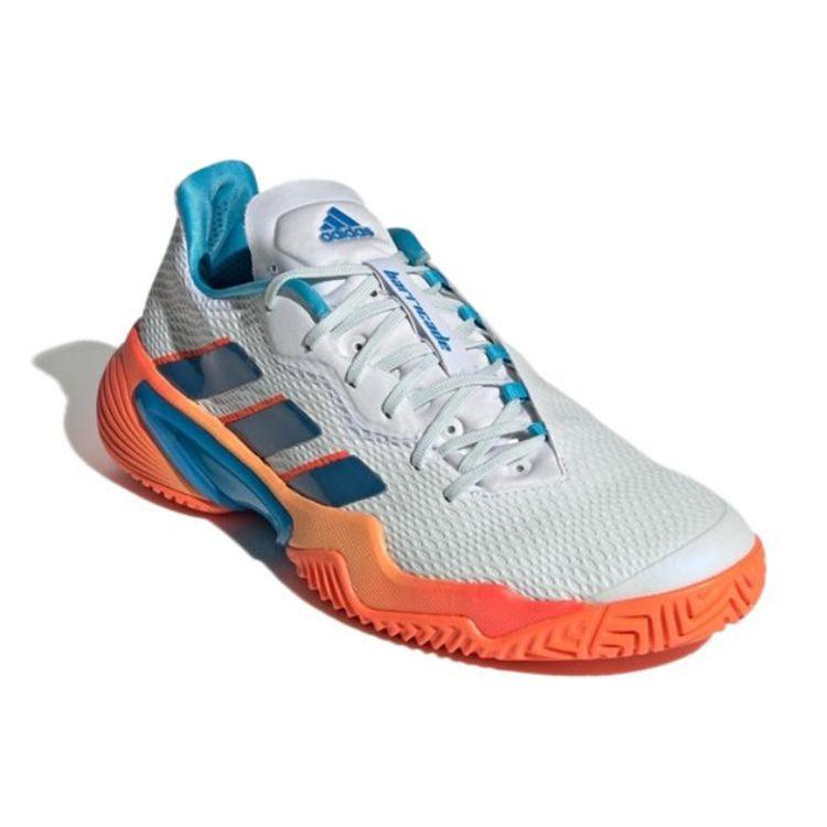 adidas Barricade Weiß Blaue Tönung Herren Sneaker Blau-Rush Wolkenweiß GW2963