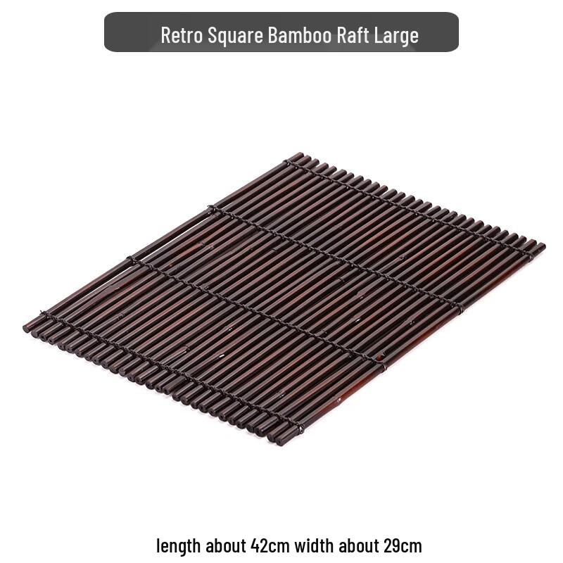 

TLAKEHO Japanese Style Square Bamboo Tea Tray