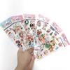 10~30Sheets Kids Puffy Stickers for Children Birthday Christmas Party Gift for Girl Boy Stationery Stickers Santa Claus TMZ