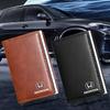 PU Leather Car Driving Document Bag ID Passport Card Wallet Card Pouch For Honda Fit Mugen Insight Type S R VTEC DOHC Modulo Vezel Legend RR Si