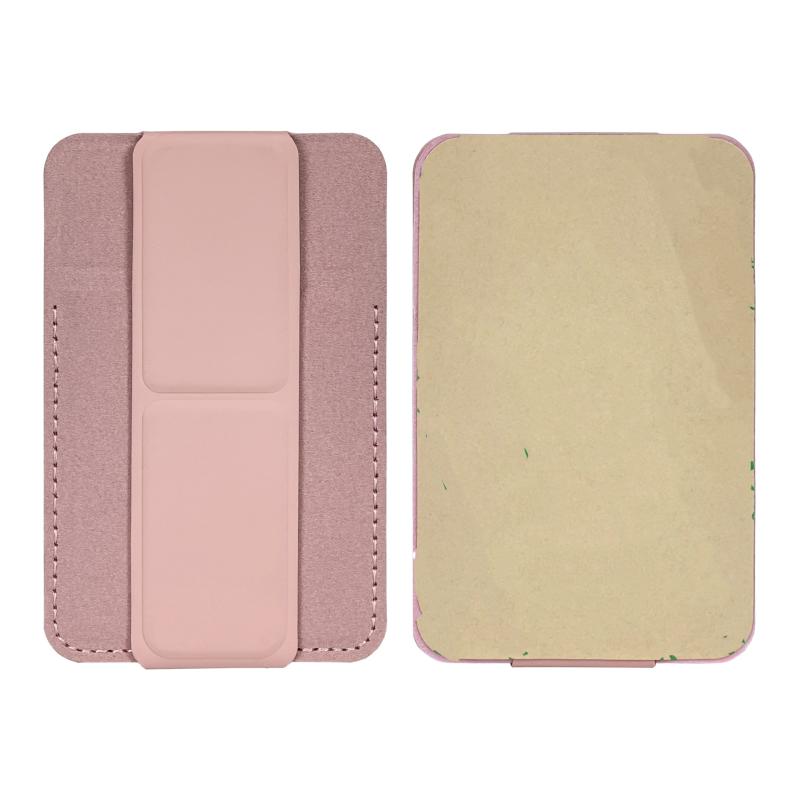 2 In 1 Phone Wallet Stick On Credit Adhesive Card Holder For Back Of Phone Case Pocket Card Slot Folding Kickstand Stand