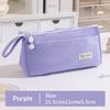 Corduroy Pencil Case Multifunctional Large Capacity Stationery Pen Case Solid Color Stationery Box Stationery For School Use