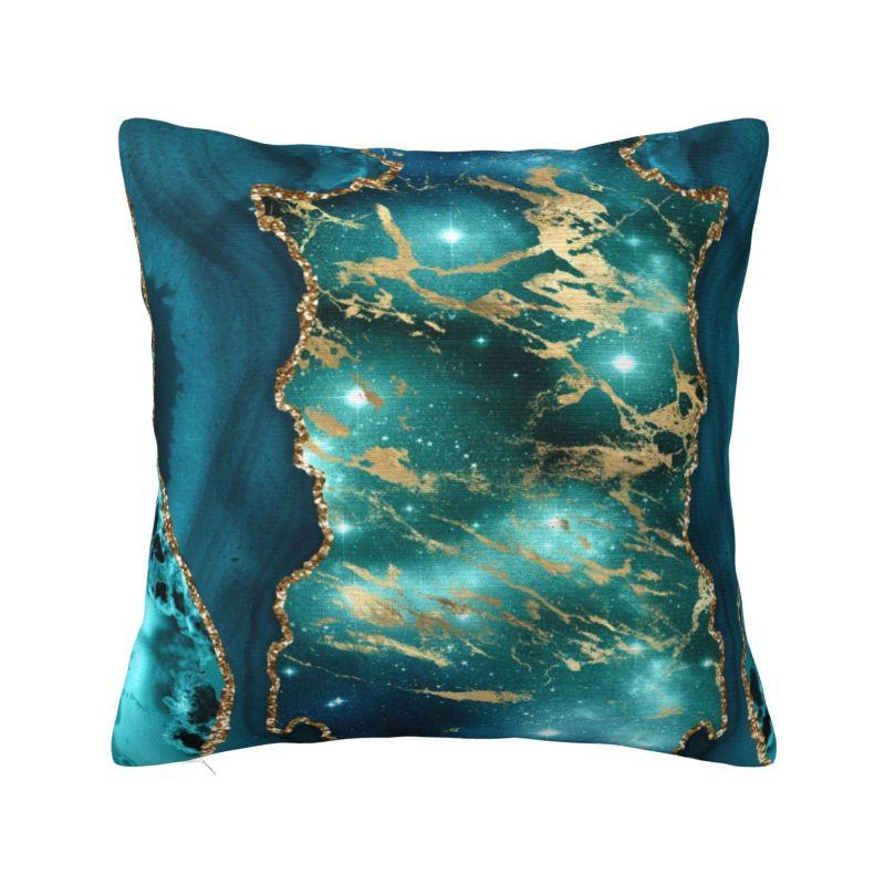 Custom Abstract Beauty Cushion Cover Xcm Marble Geometric Texture Velvet Nordic Pillow Decoration Salon