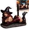 Funny Witch Pen Holder Sexy Witch Bookshelf Figurine With Pen Holder Witch Statue Pens Holders For Christmas Ornament Bulk