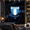 Gobelin wiszący na ścianę z nadrukiem Malmö FF Tkanina do salonu sypialni Dekoracja domu