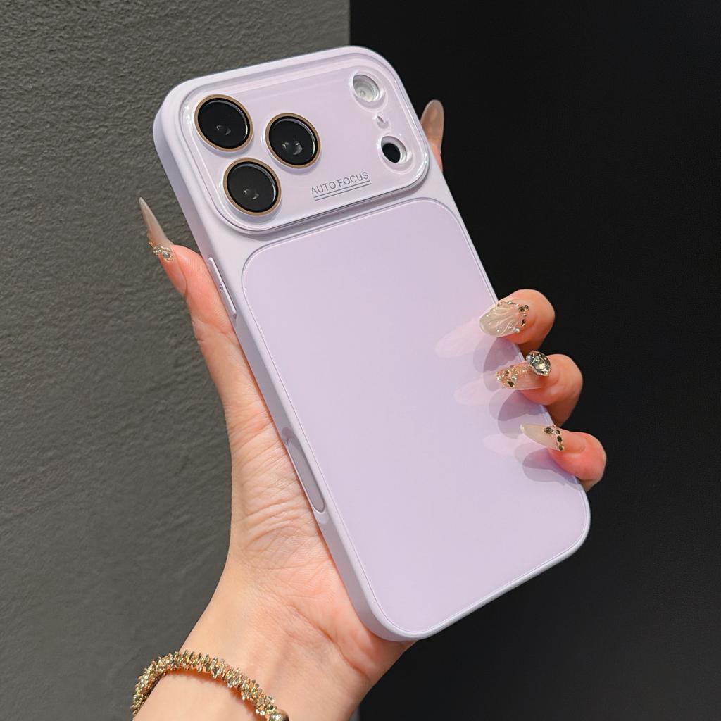 Applicable to Apple 17Promax mobile phone case, ice-feeling tempered glass iPhone16 seconds to increase the window all-inclusive hard case