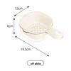 Double Layer Exquisite Fruit Bowl: Cute Handle Thickened Draining Basket for Kitchen & Living Room Use