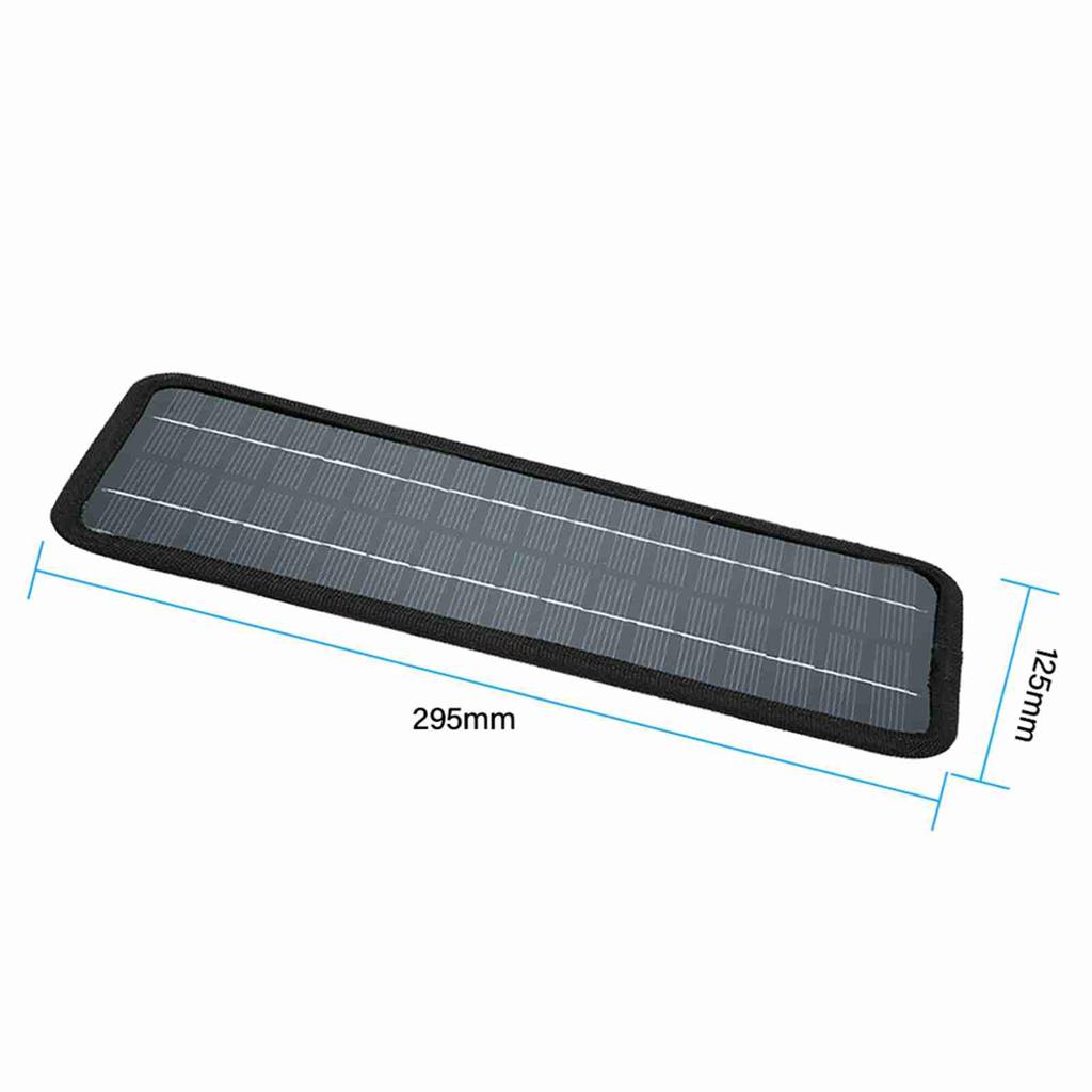Car Solar Charger Car Portable Solar Panel Trickle Charging Kit 18V 20W for Vehicles Boat Motorbike