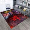 Halloween Horror Horror Theme Stranger Things Carpet Home Living Room Decoration Table and Chairs Anti Slip Door Mat Outdoor Picnic Mat Carpet A12