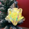 LED Luminous Pentagon-Star Christmas Ornament for Tree Decoration