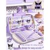 Kuromi Large Capacity Pencil Case for Girls - New Style Creative Stationery Box for Elementary Students