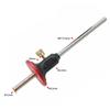 High Precision Mortise Gauge for w/ Scale European Scriber Ruler Woodworking Line Drawing Marking Tool for Carpenter Cab