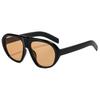 Uv400 Oversized Sunglasses For Women With Grey Polarized Lenses Black Fullframe For Outdoor Sports And Fashion