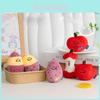 Adorable Second Morning Sweet Potato Apple Plush Keychain Cute Hanging Ornament
