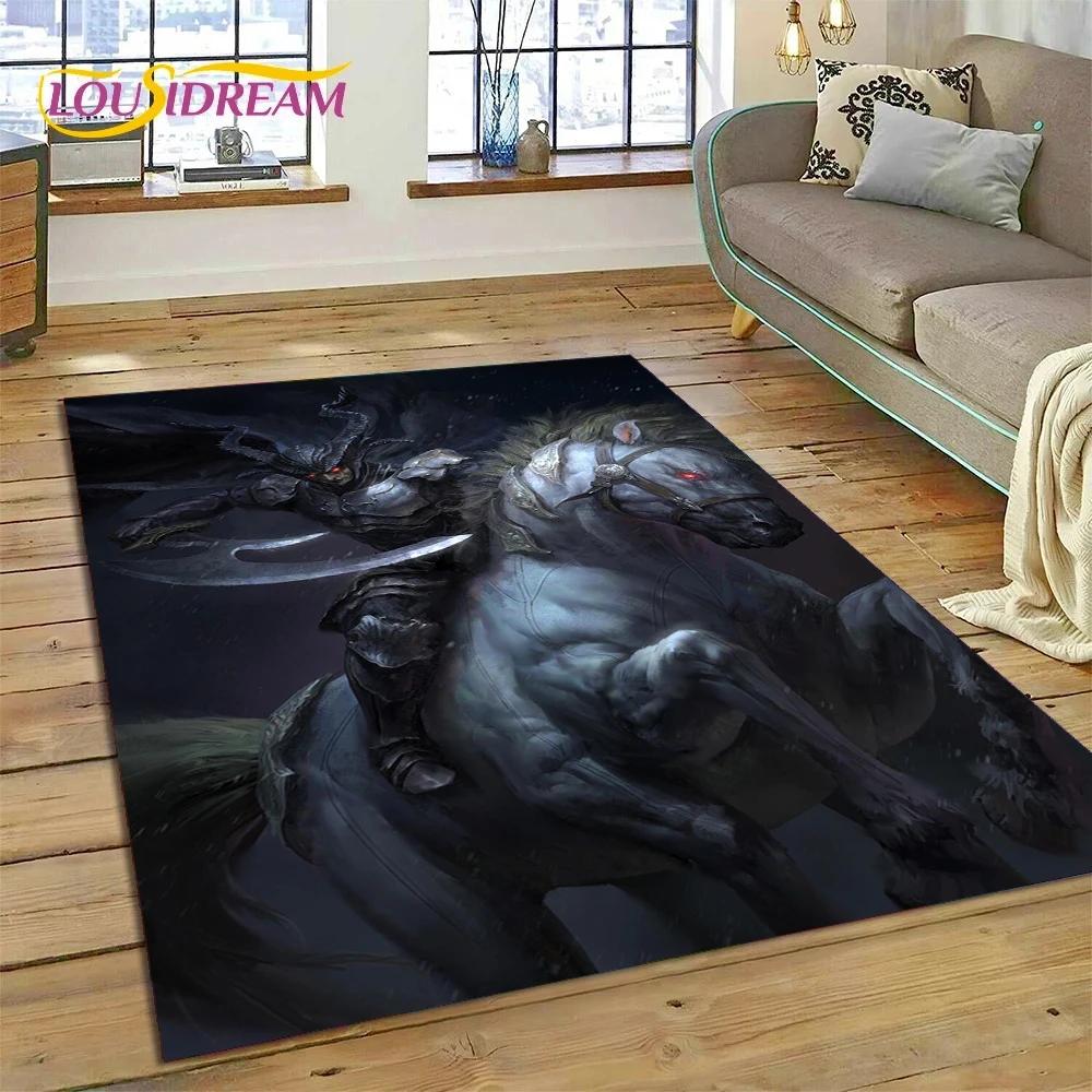 Final Fantasy Series Games Cartoon Rug Carpet for Living Room Bedroom Home Decor,Floor Mat Non-slip Decoration for Sofa Doormat