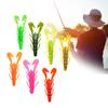 Soft Bait Crawfish Lures Artificial Fishing Baits Lure for Bass Trout 8cm 6g Shrimp Swimbait Fishing Tackle 10pcs