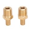 2PCS Brass Air Inflator Adapters Sealing 1 4in Male NPT to Schrader Valve Adapter for Air Compressors Inflation Pumps