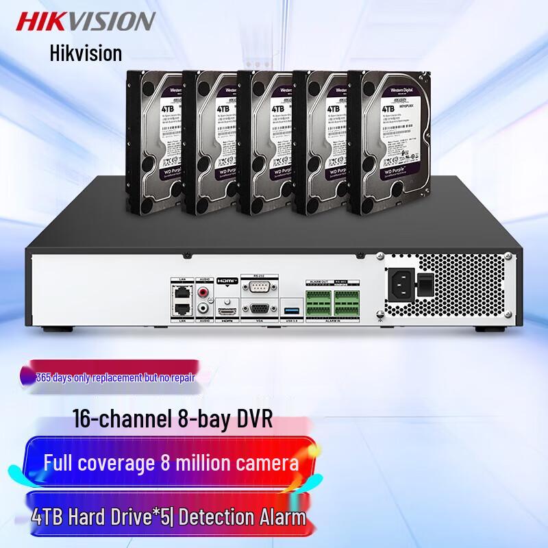Hikvision DS-8816N-R8 16-Channel 8-Bay NVR