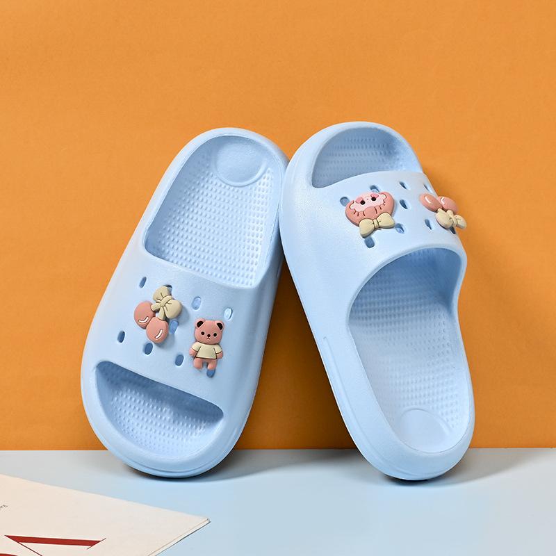 Summer Charming Girls House Slippers Soft And Comfortable Eva Slide Sandals Kids For