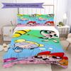 Powerpuff Girls Cartoon Prints bedding, duvet cover and pillowcases, birthday gift (1 duvet cover + 2 pillowcases, pillow insert not included)JM009