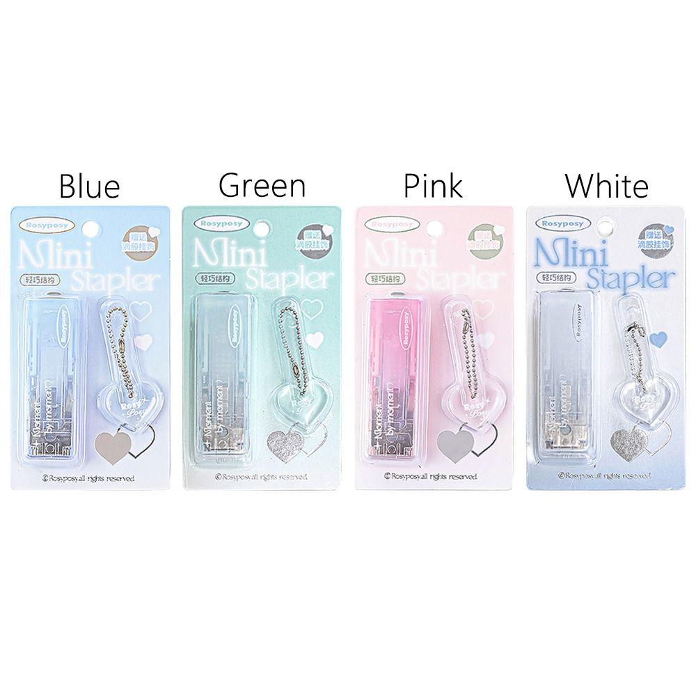 Durable 40 Sheet Capacity Stapler High Appearance Level Gradient Color Paper Binding Tools 10# Mini Office Supplies