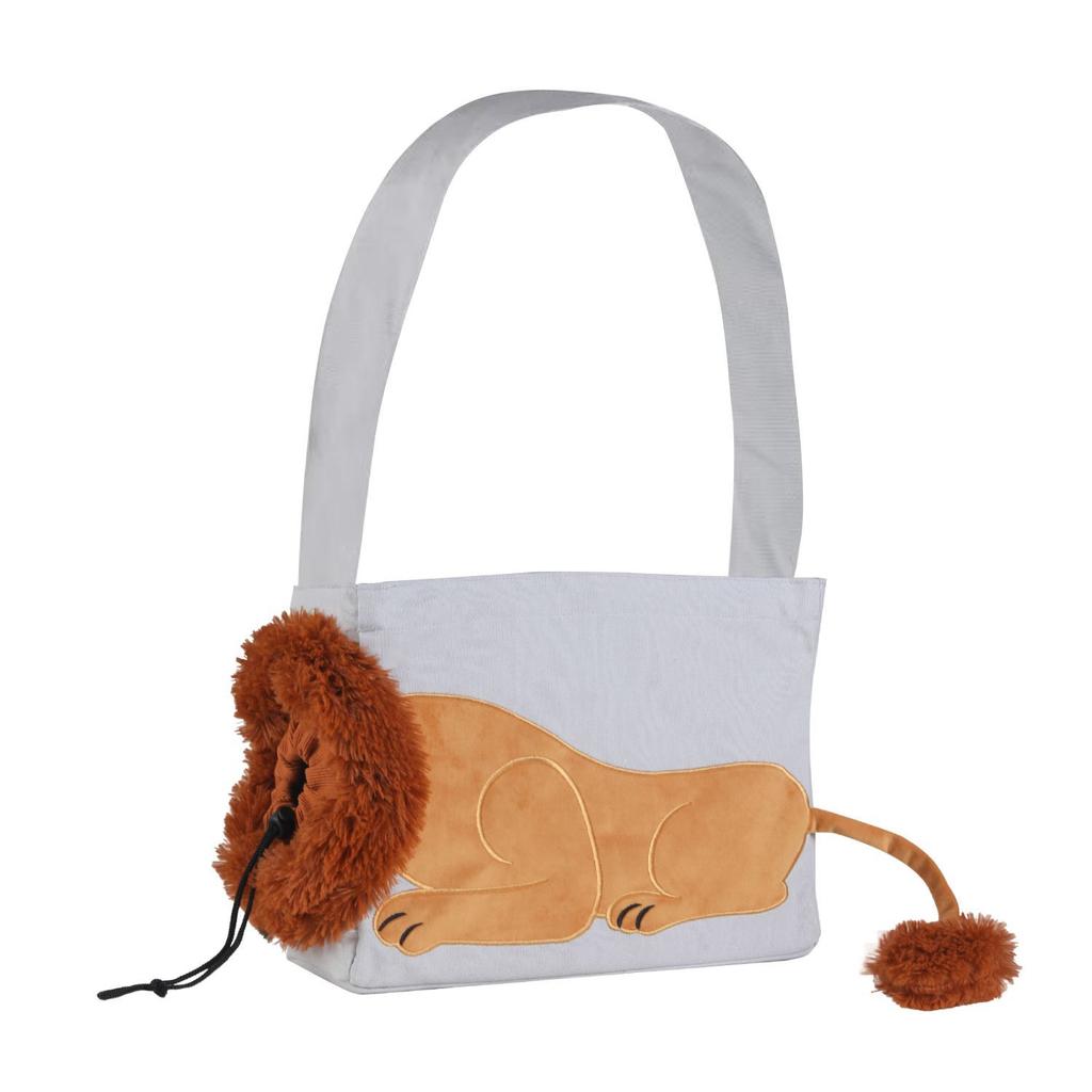 Pet Carriers Lion Design Portable Breathable Bag Cat Dog Carrier Bags Outgoing Travel Pets Handbag Pet Shoulder Carrying Bags