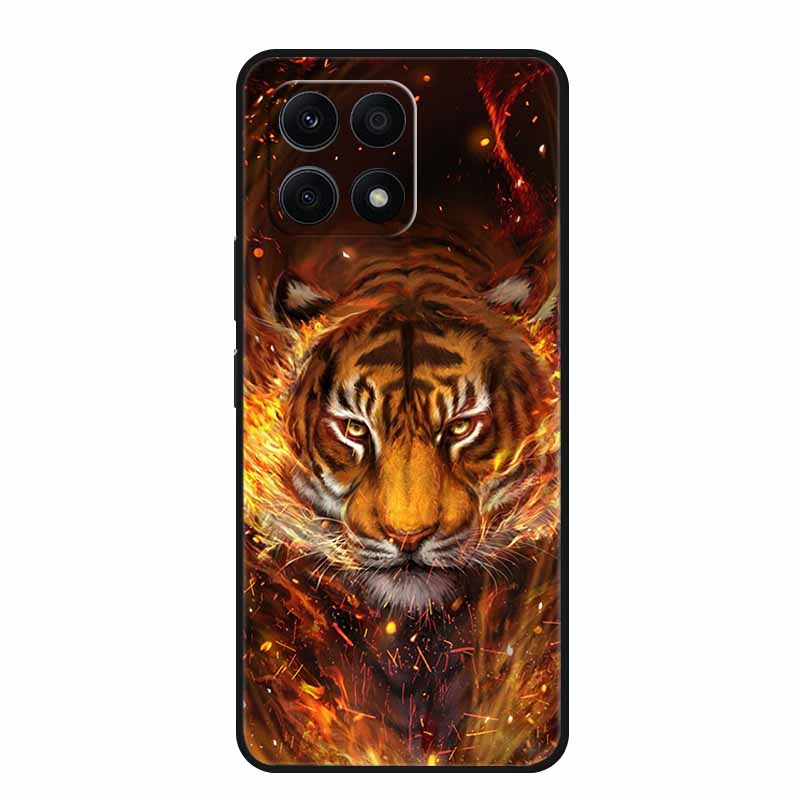 For Honor X6B Case Soft Printed Lion Wolf TPU Silicone Cover for Huawei Honor X6b Case JDY-LX1 Protection HonorX6b Girl Covers