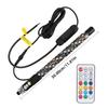 Lámpara de mástil de bandera LED RGB de 30/60/90 cm para UTV Jeep Off-road ATV Camión Luz Ambiental Automática de 1 pie con Mando a Distancia Luz de Bandera Impermeable
