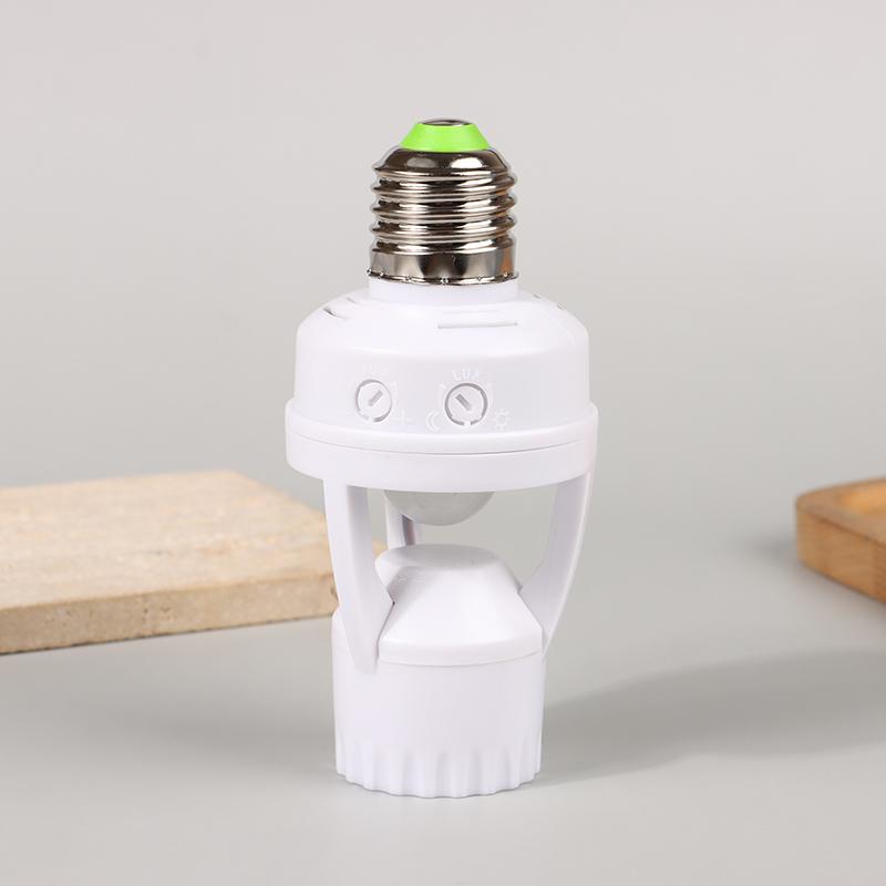 AC100-240V E27 Socket Converter With PIR Motion Sensor Ampoule LED E27 Lamp Base Intelligent Switch Light Bulb Lamp Holder
