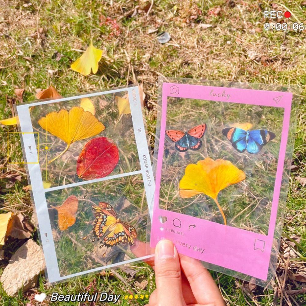 Handmade Dried Flower Stickers DIY Materials Flower Page Bookmark DIY Dried Flower Bookmarks  Kids