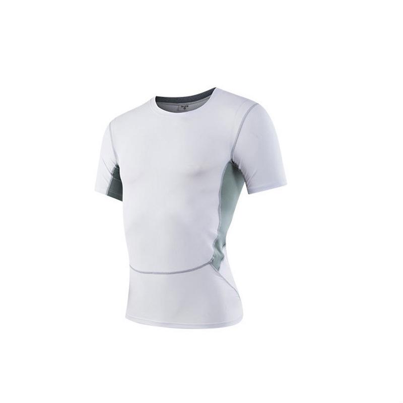 Men's Quick-Dry Compression T-Shirt, Short & Long Sleeve, Breathable Elastic Fit, Perfect for Basketball & Fitness.