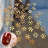 50Pcs Christmas Metal Snowflake Nail Art Charms Gold Silver Winter False Nail DIY Manicure Decorations Gift