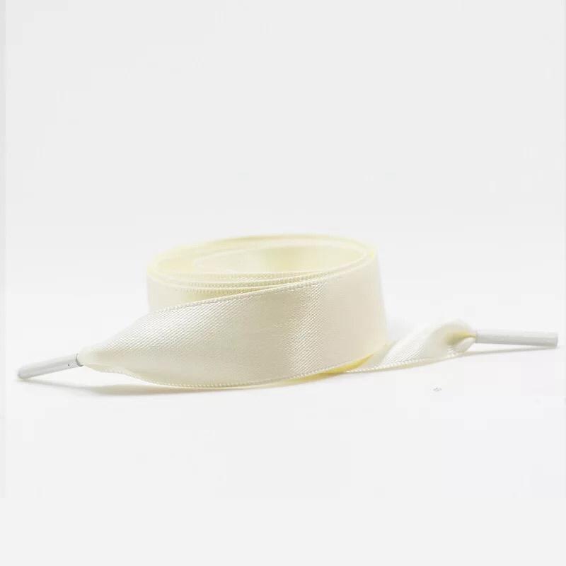 1 pereche 2 CM lățime șireturi satinate plate din panglică de mătase șireturi cizme adidași șiret 19 culori lungime 80CM 100CM 120CM S-1