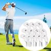 12 Pieces Golf Cover Anti-Slip Waterproof PU Golfer Clubs Protective Practice Equipment
