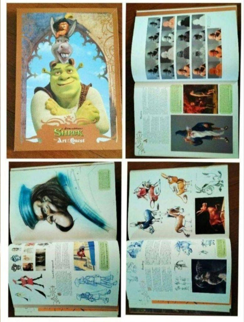[USED] The Making of Roz of the Wild Isle Art Book Shrek Artwork Collection Puss in Boots