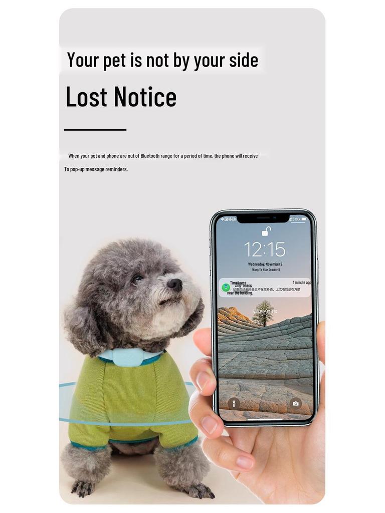 Pet Collar AirTag Replacement: Silicone Anti-Lost Case for Dogs and Cats