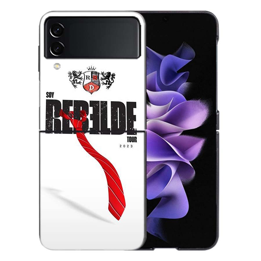 Fashion RBD Rebelde For Samsung Galaxy Z Flip 5 4 3 Case Shockproof Hard Cover Phone Z Flip 6 7 5G Z Flip 5 4 5G TPU PC Hard C