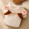 Cute little animal dog transformation clothing flannel warm autumn and winter funny photo puppies kittens pet clothes