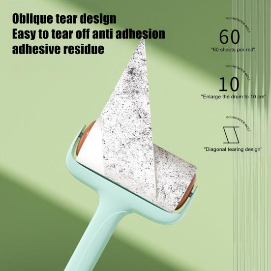 Lint Roller Super Strong Stickiness Tear-Off Sticky Paper Clothes Sofas Bedding Carpets Hair Remover Upholstery Cleaner Tool