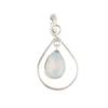 Milky Opal Gemstone 925 Sterling Silver Jewelry Handmade Pendant Gift For Women PP-3-14