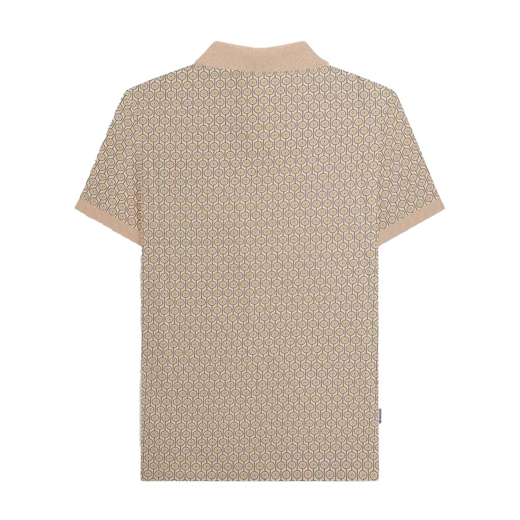 Lambretta Mens Geometric Circle Big & Tall Polo Shirt