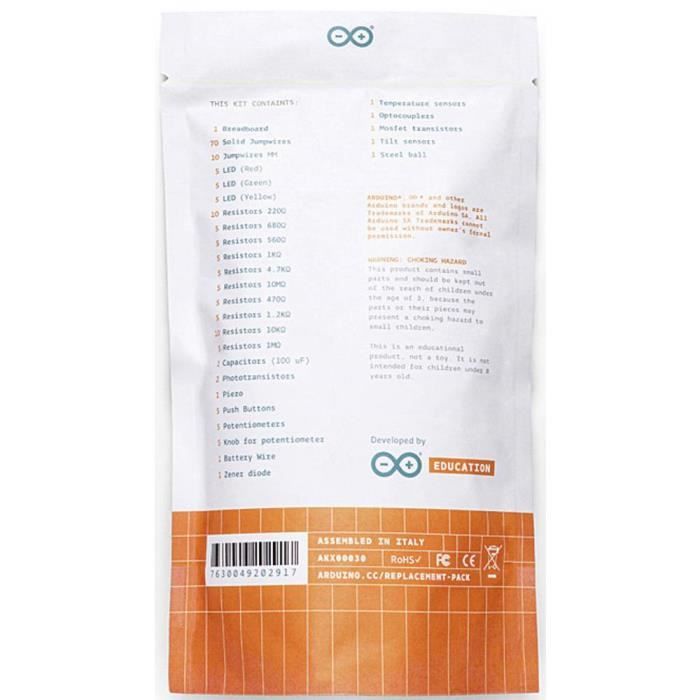 Arduino AKX00030 Accessoire Replacements Pack Education