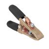 Pince de masse de soudage en laiton 500A Anti-Oxydation Clip de terre de soudage pour la fabrication de groupes motopropulseurs Noir