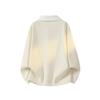 Men's Autumn Faux Two-Piece Textured Jacquard Collar Casual Outerwear