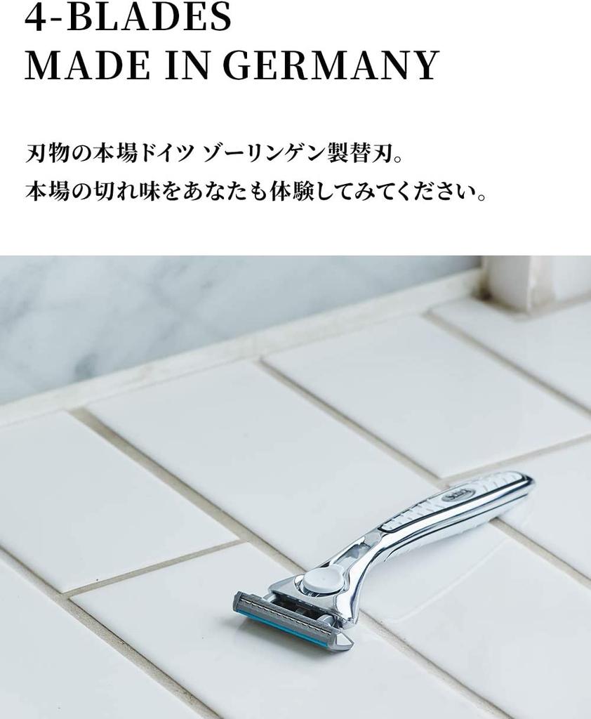 Schick Quattro 4 Titanium Držák břitů 1 náhradní Holicí strojek (s + čepelí) pánské