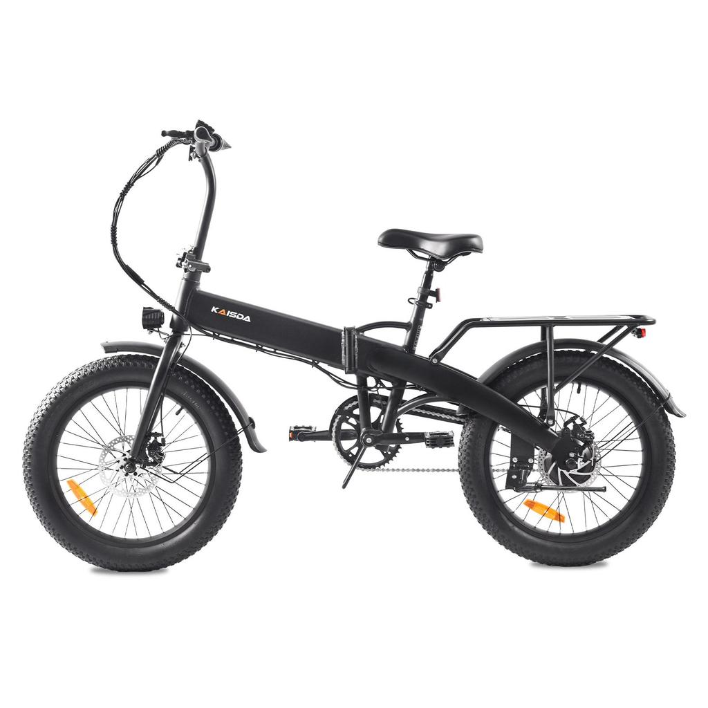 KAISDA K2C Folding Electric Bike for Adults 250W Brushless Motor 36V 10.4AH Lithium Battery, 20"x3.0 Fat Tire Ideal for Urban Commute Daily Riding