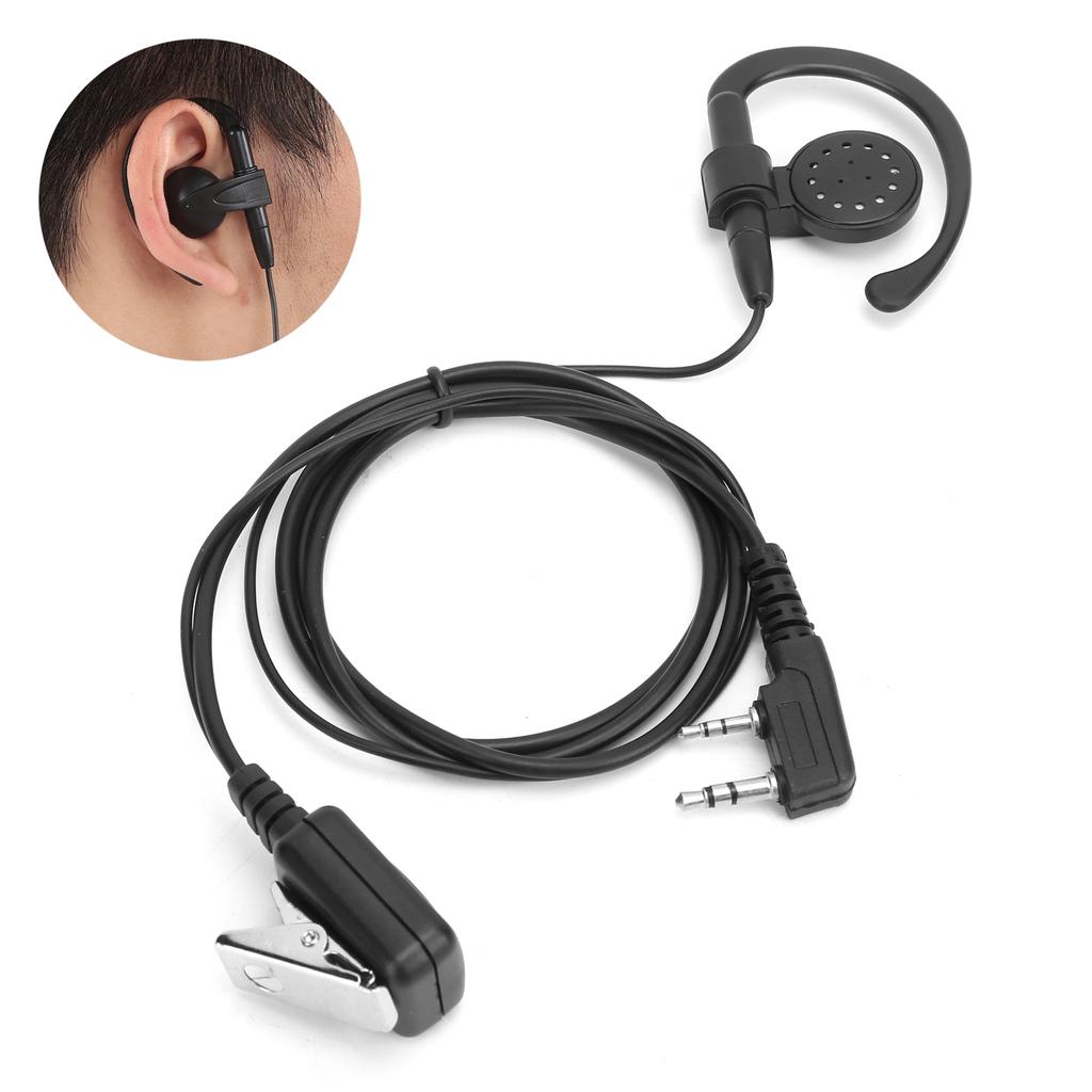 2 Pin Acoustic Earpiece with Mic Law Enforcement Walkie Headset for Two Way Radio UV 5R/5RA/5RA+/5RB/5RC/5RD/5RE/5RE 666s 777s 888s 2 Pin Acoustic Earpiece with Mic Law Enforcement Walkie Headset for Two Way Radio UV 5R/5RA/5RA+/5RB/5RC/5RD/5RE/5RE 666s 777s 888s