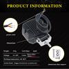 1/2pcs 12V-80V Round Angel Eye Work Light LED light Portable Spotlight Motorcycle 4x4 Offroad Truck Driving Car Boat Waterproof