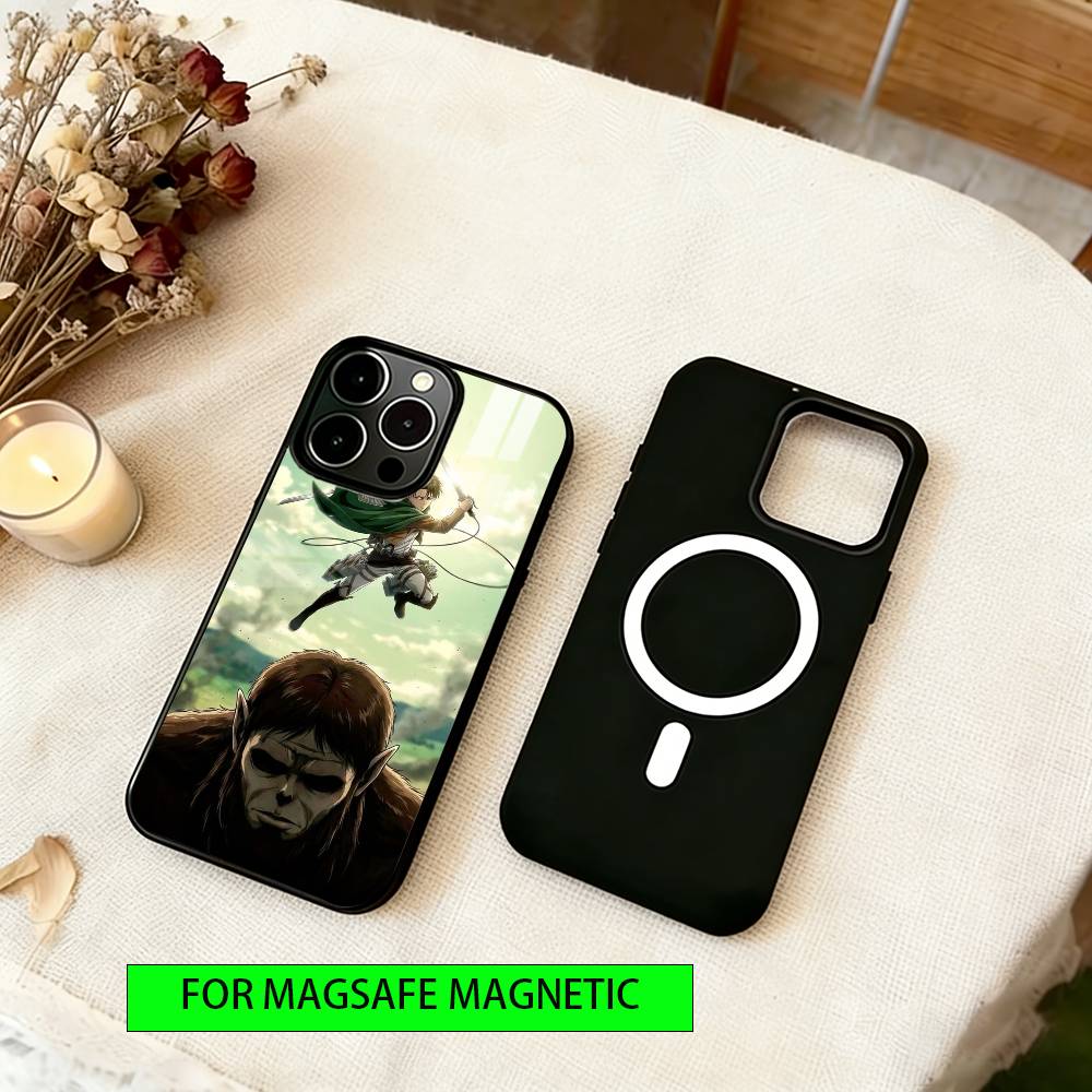 Levi Ackerman Phone Case For iPhone17,16,15,14,13,12,11 Plus,Pro Magnetic For Magsafe Wireless Charging